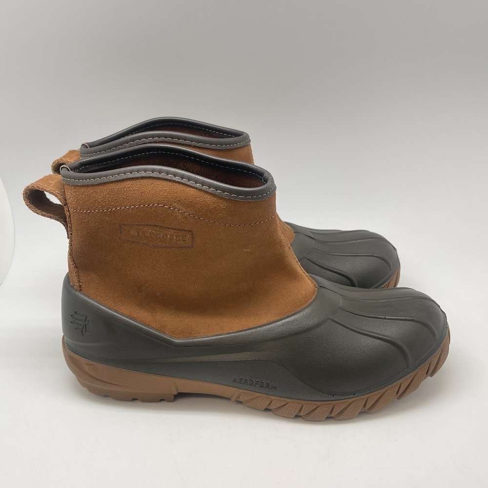 Lacrosse Boots Mens 10 Aero Timber Top Slip On 6" 664531 Brown Leather Shoes